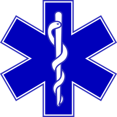 Star of Life with the staff of Asclepius